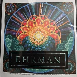 Ehrman Needlepoint Kit Day 1 Light  16x16" New